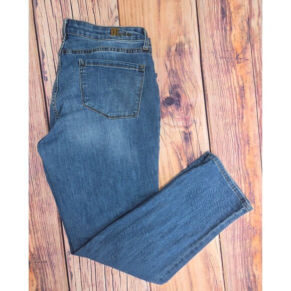 Kut From The Kloth Carrie Boyfriend Jeans 14 (36x31) Medium Wash - Picture 3 of 11